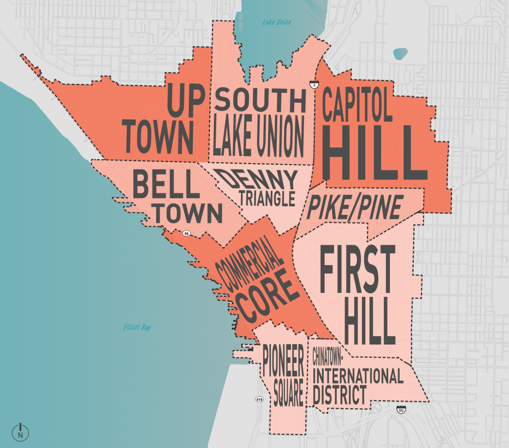 Graphic Neighborhood Map