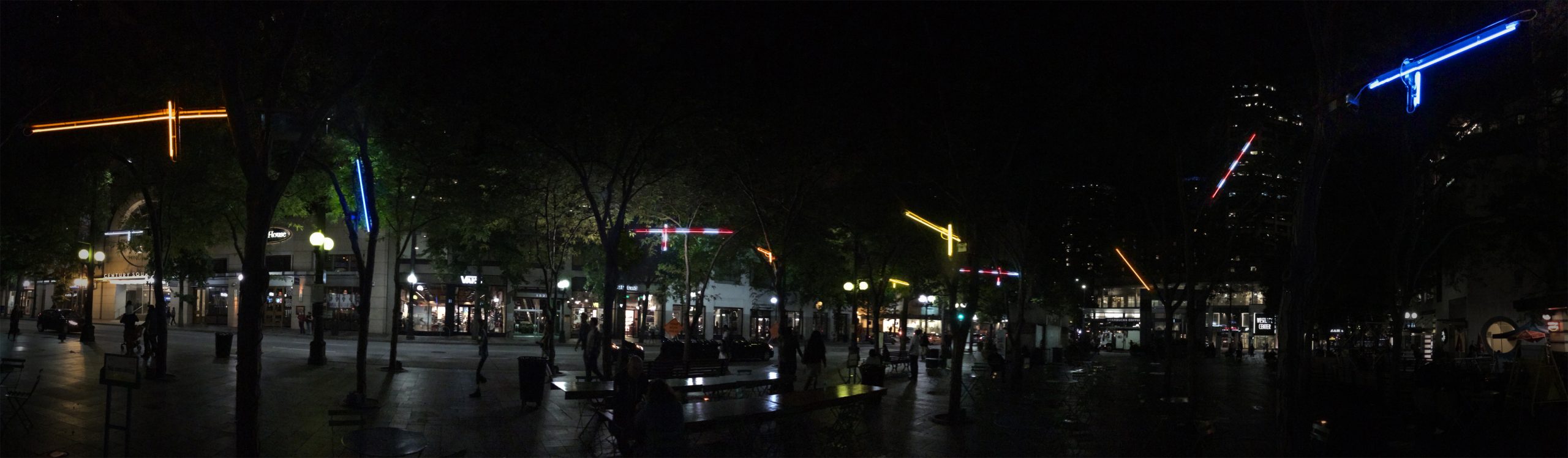A look at lights at Westlake Park.