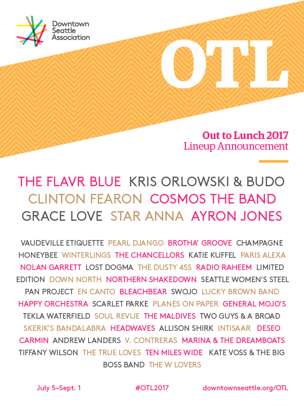 OTL 2017 Full Lineup - Out to Lunch