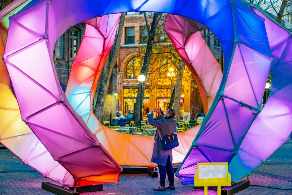 New public art lights up Occidental Square