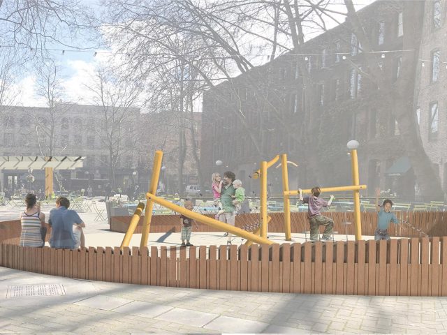 Children's playspace rendering Occidental Square