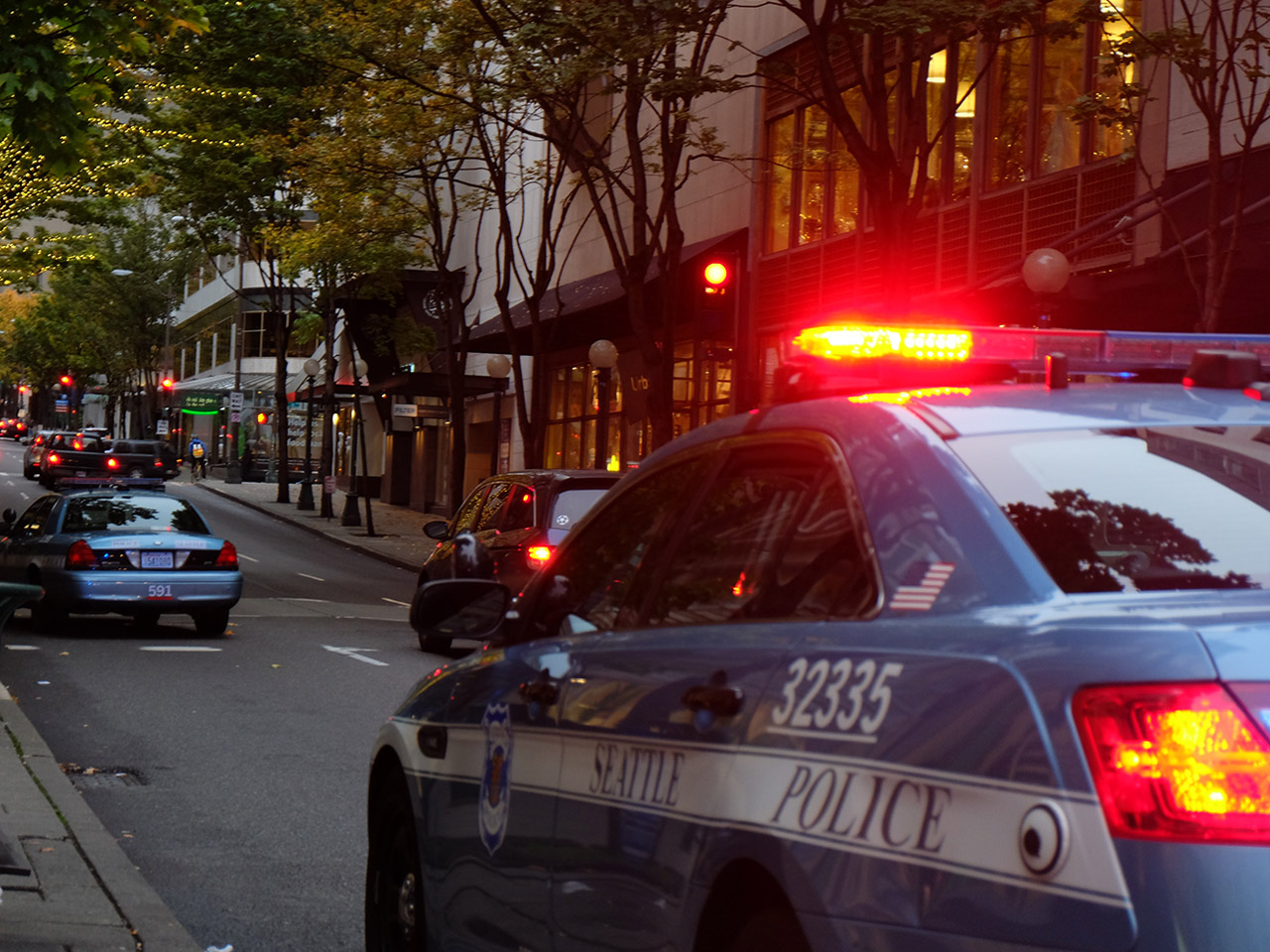 Seattle police cruiser