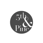 5th & Pine grayscale logo