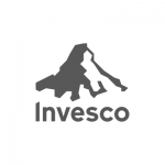 Invesco grayscale logo