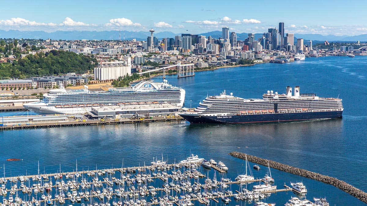 map of seattle cruise ship port