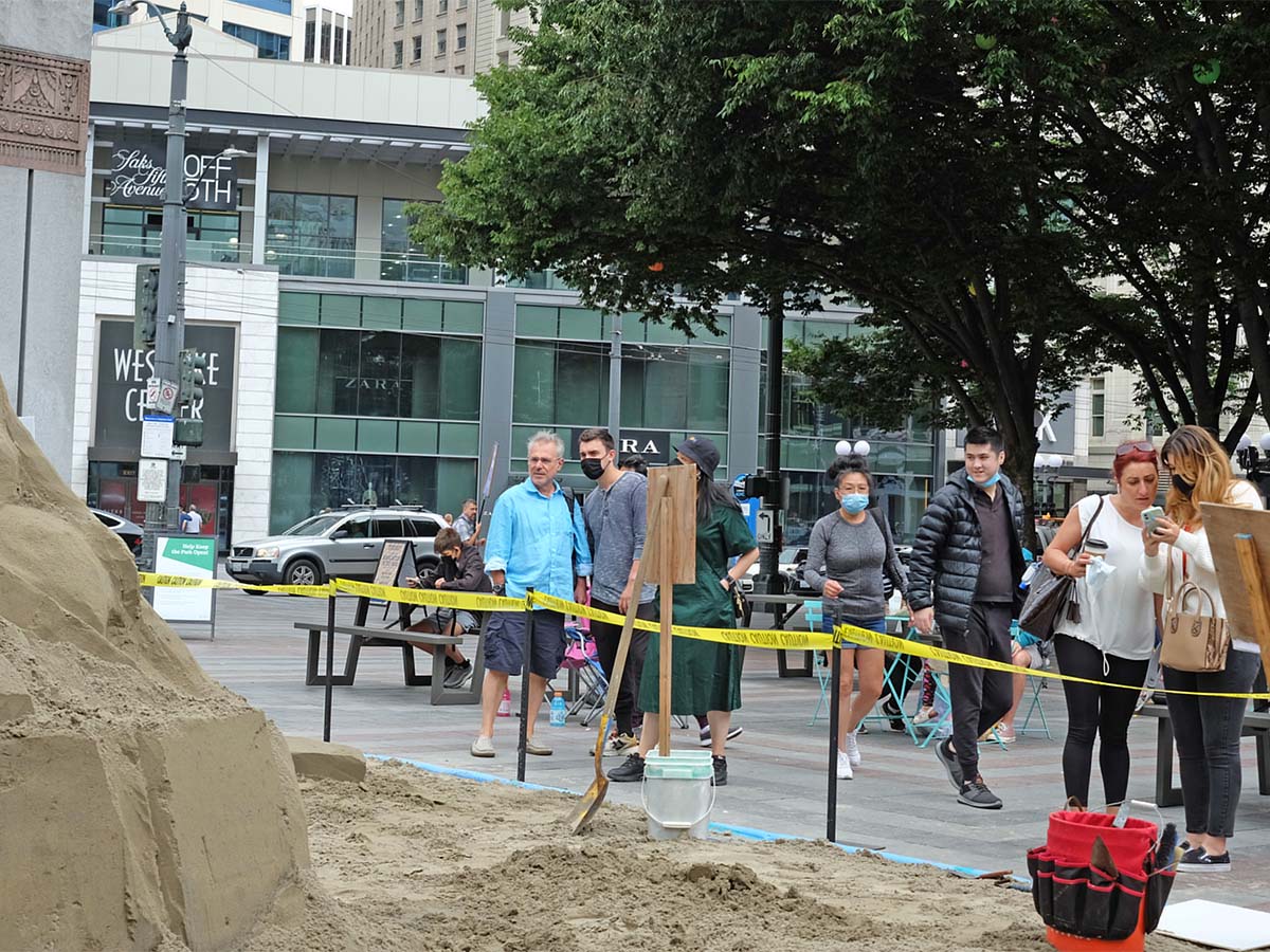 Sand at Westlake Park