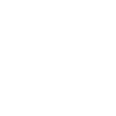 White outline icon: Link light rail