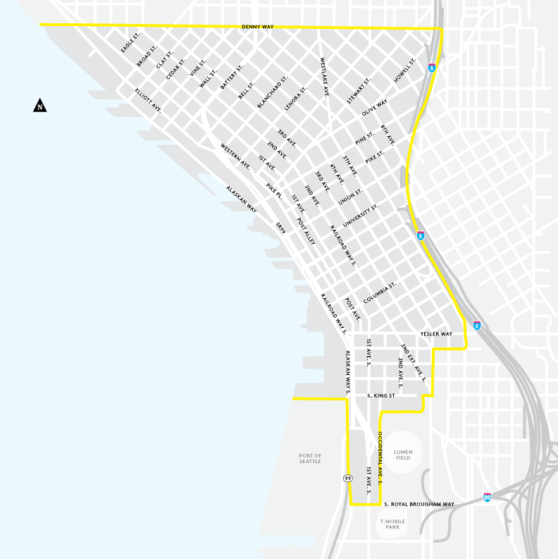 MID service area map