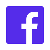 Facebook logo - purple