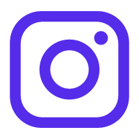 Instagram logo - purple