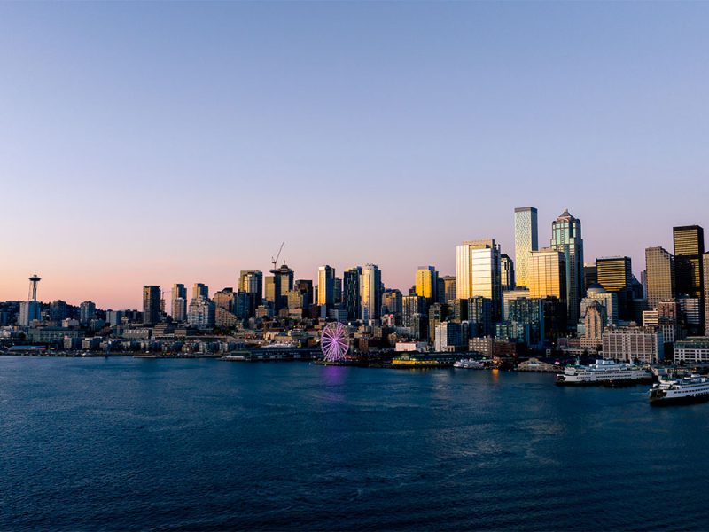 Seattle cityscape and waterfront