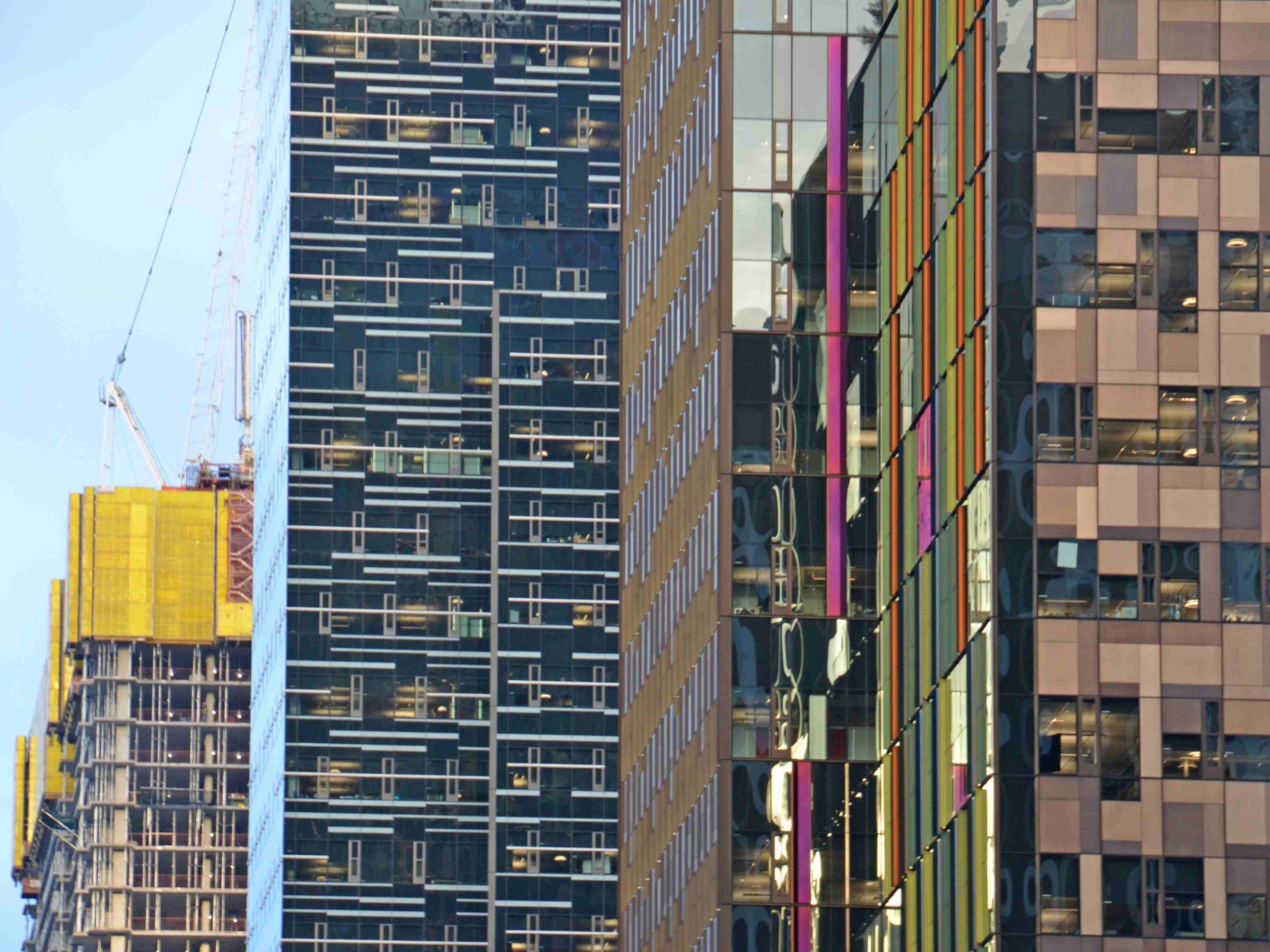 A look at construction on Seattle buildings downtown.