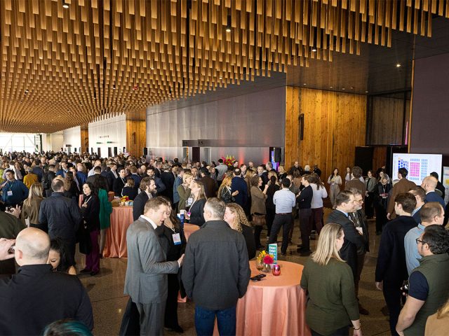 State of Downtown 2025 attendees networking