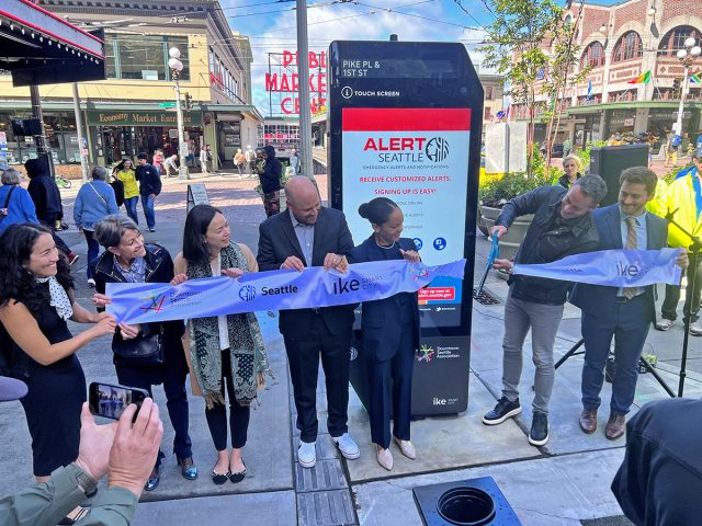 Ribbon cutting