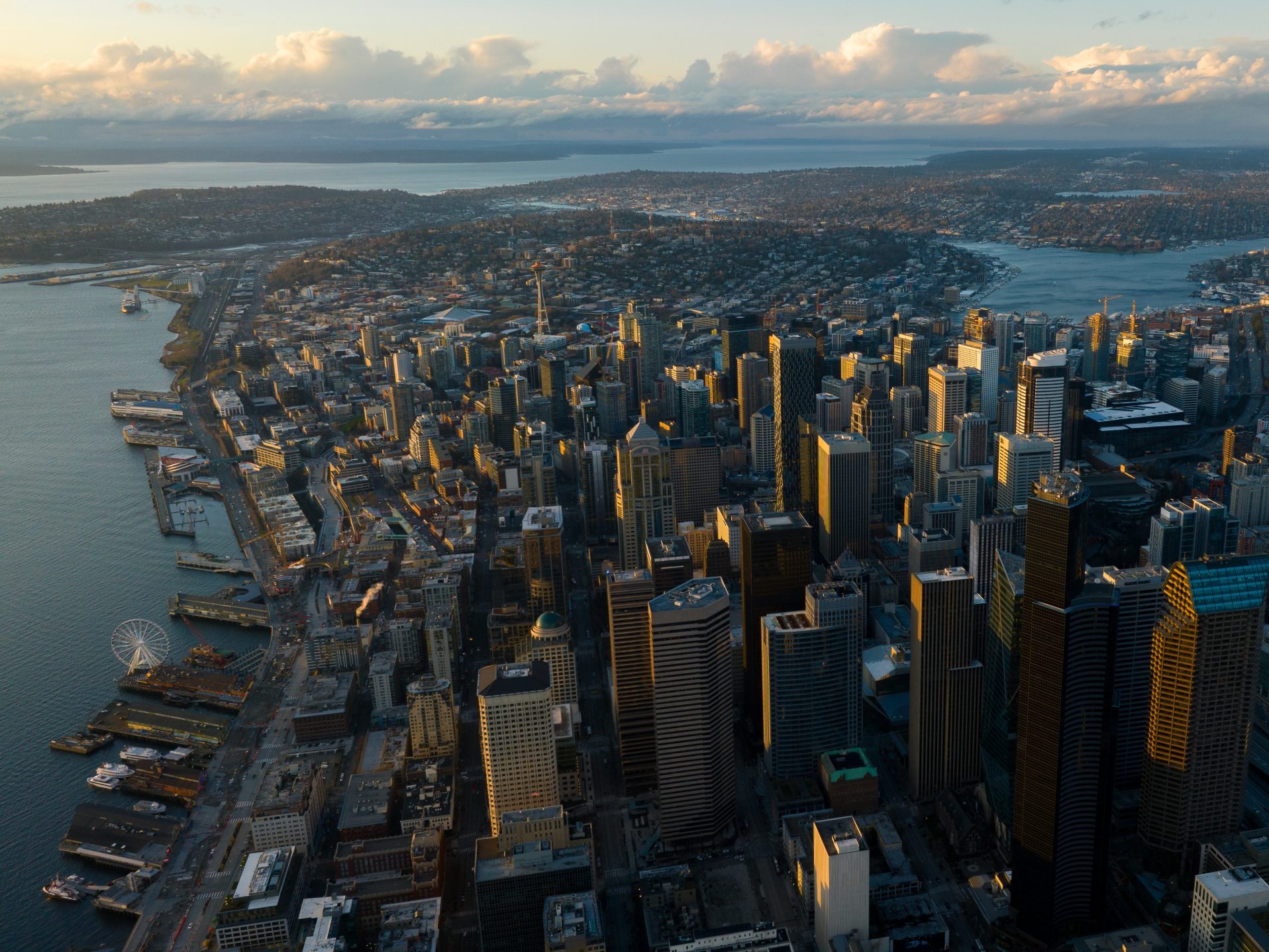 The downtown Seattle skyline