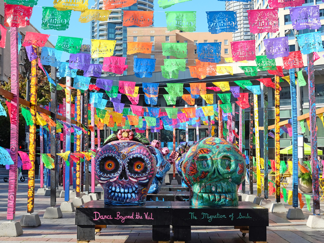 Giant Skulls: The Art of Remembering at Westlake Park