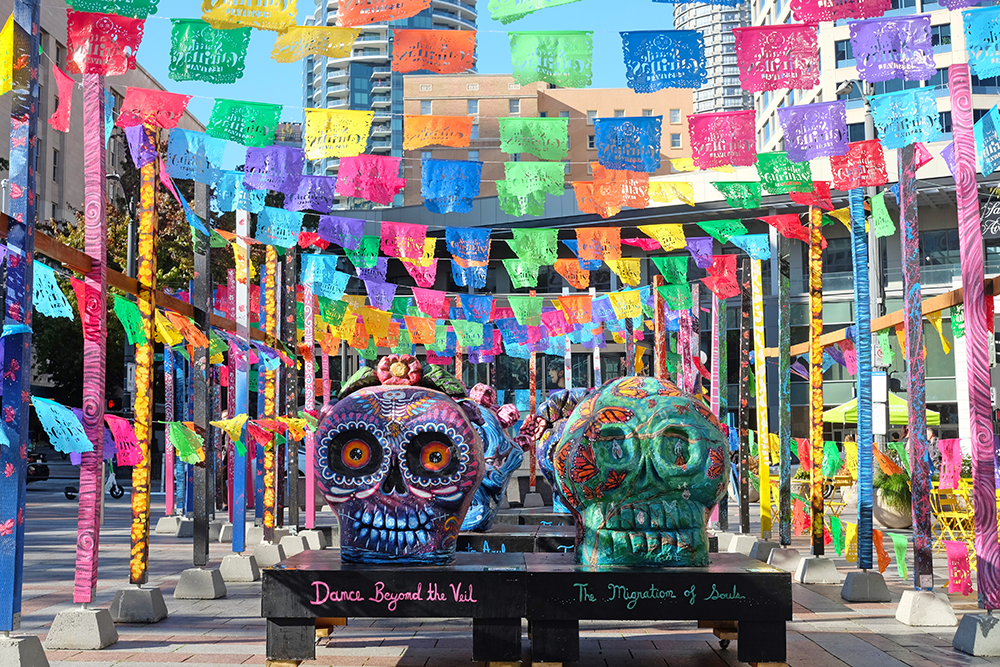 Giant Skulls: The Art of Remembering at Westlake Park